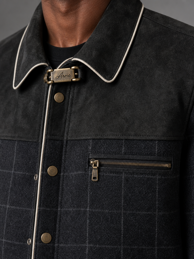 ARME black jacket detail