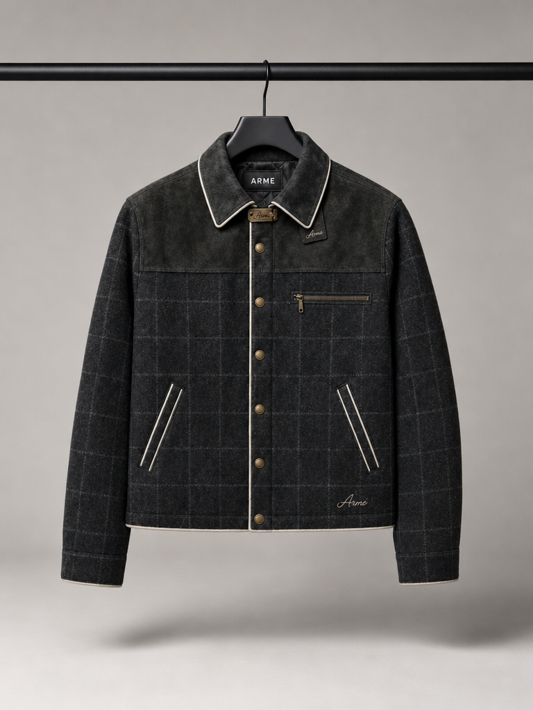 ARME black jacket campaign image