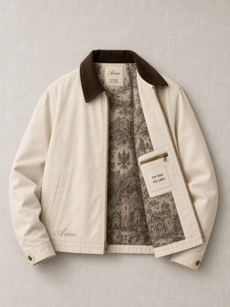 ARME Mountain City Jacket flat lay