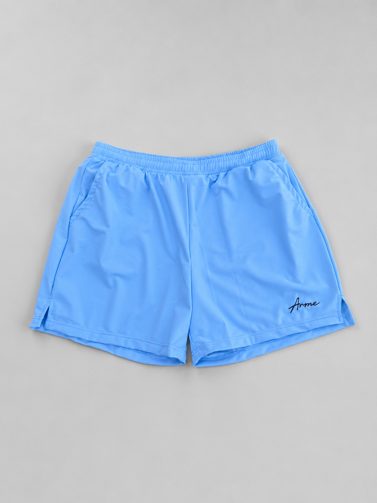 ARME Summer Short in baby blue, flat lay